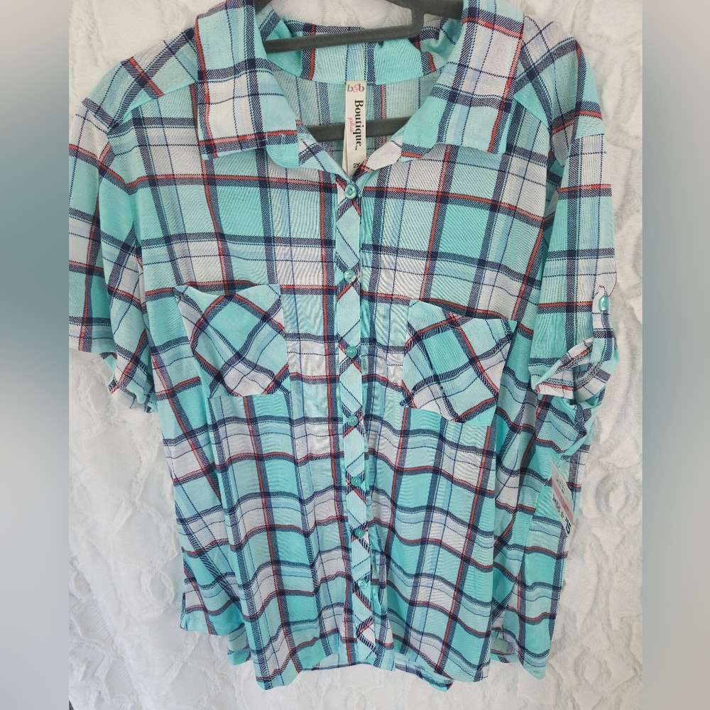 Womens plaid shirt